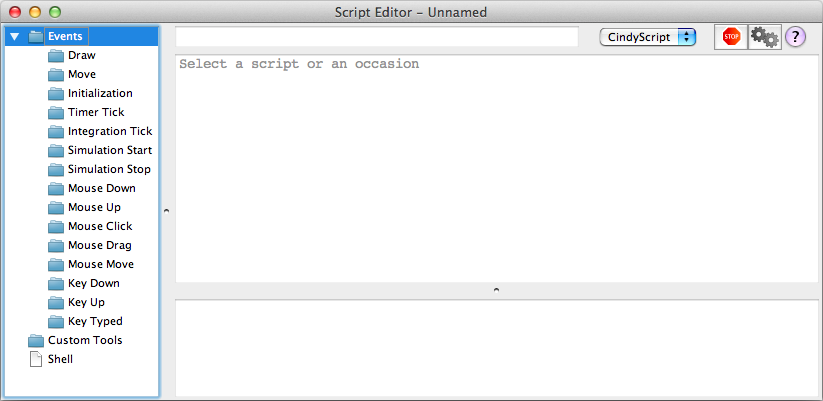 The Script Editor